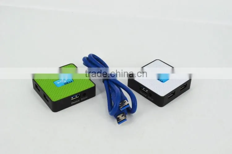 Promotional Square-shape usb por hub, 4 port 3.0 usb hub for computer accessories