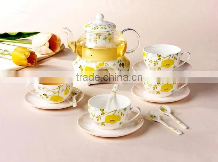 Hot Sale Good Quality Creative Customized Bone China Ceramics Tea Set