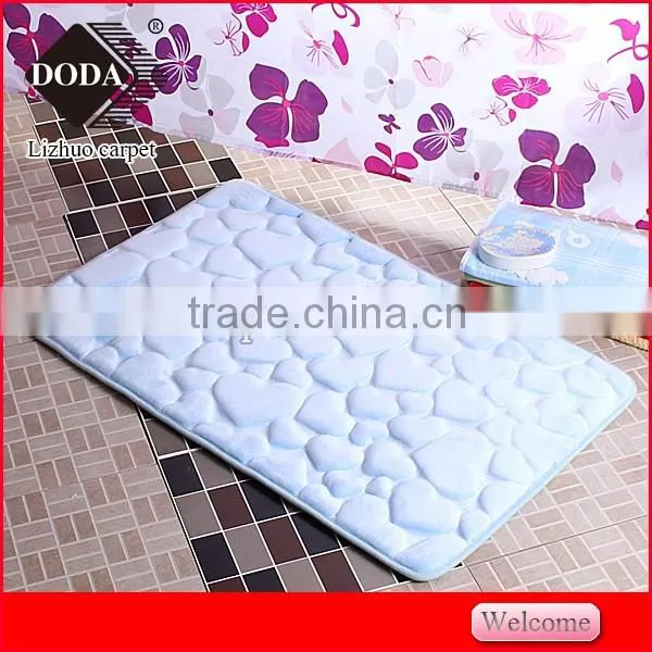 best selling cheap Polyester Non Slip embossing doormat kitchen floor mat