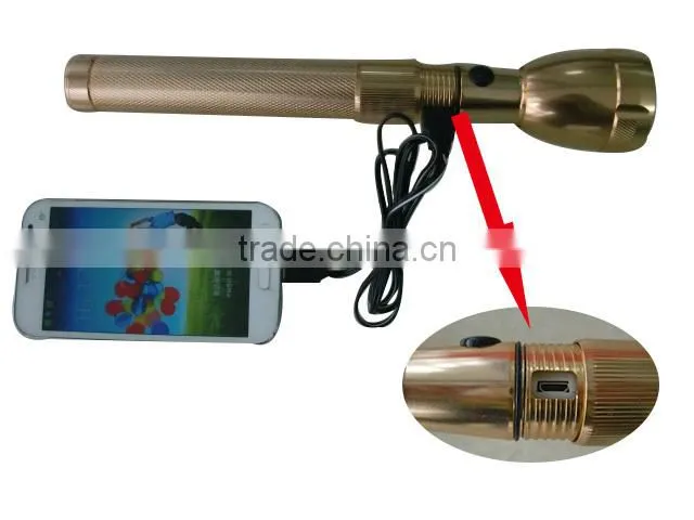 Professional Certificated Aluminum Alloy LED Security Flashlight