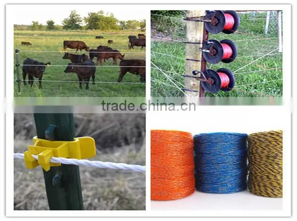 cheap horse ear fence,electric rope for poly fence
