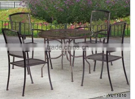 metal outdoor furniture Hot Sell Model garden mosaic furniture