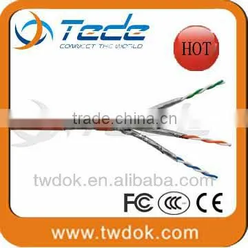 manufacturing cat7 sftp lan cable with shield can