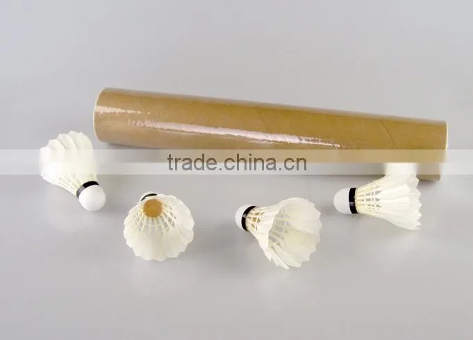 High Quality Class A Duck Feather 12pcs/Barrel Badminton Ball White Teal Feather Sport Game Training Badminton