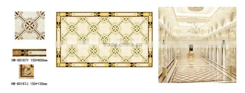 golden/gilded glazed discontinued ceramic floor tiles