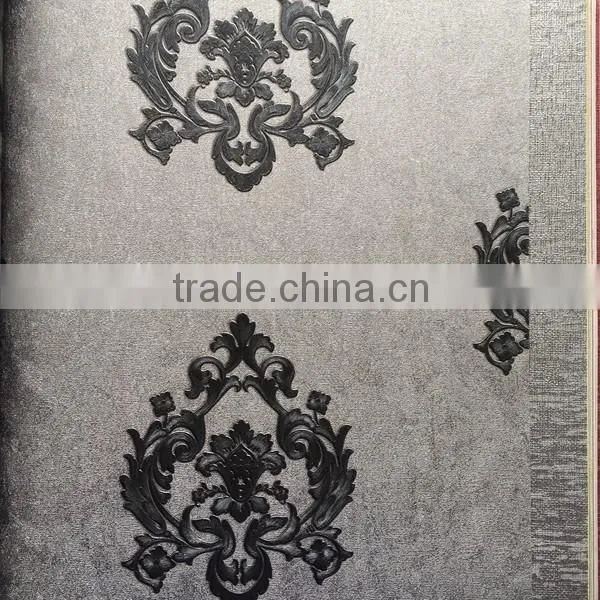 Top quality nice design vinyl wallpaper factory price