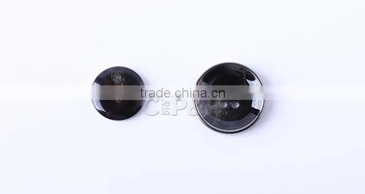 33L mixed color round plating suit button for ladies