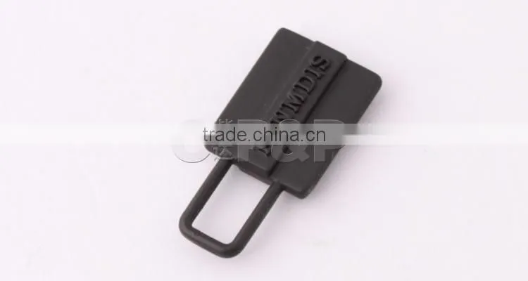 Plating black color jacket zipper head