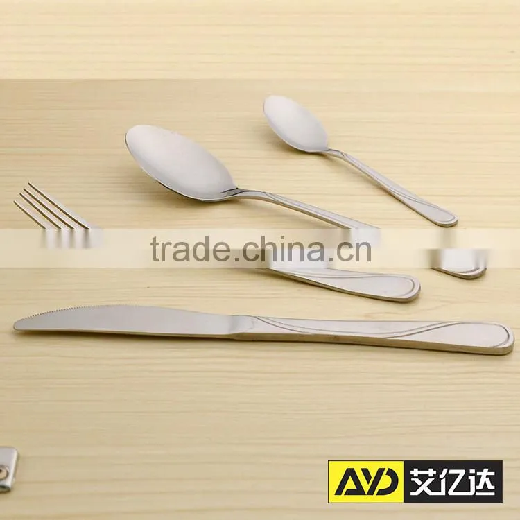 Inox Flatware! 304 stainless steel flatware for hotel or restaurant