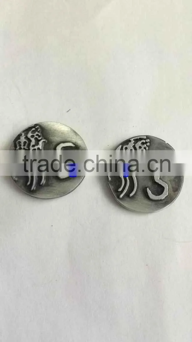 Hot selling zinc alloy game token coin/metal coin