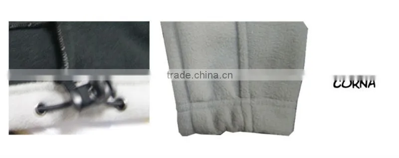 New design Mens bonded camping fleece jacket