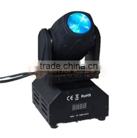 Mini moving head beam led light bulb