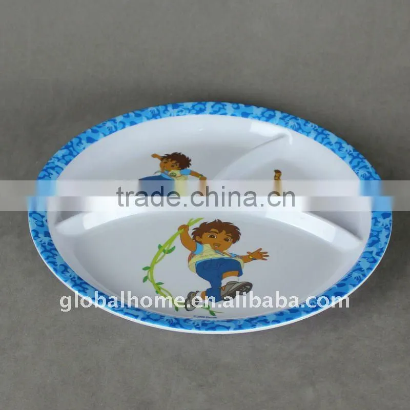 Kids Melamine Division Plate