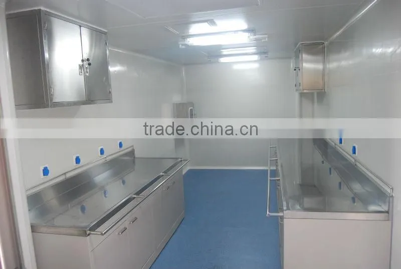Mobile Laboratory on Running Bus or Truck Container