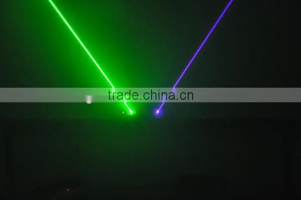 High quality Double lens fat beam moving head light Green & Purple