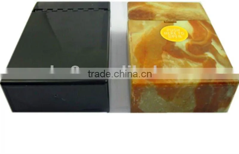 automatic plastic cigarette case with water transfer printing(20 capability)
