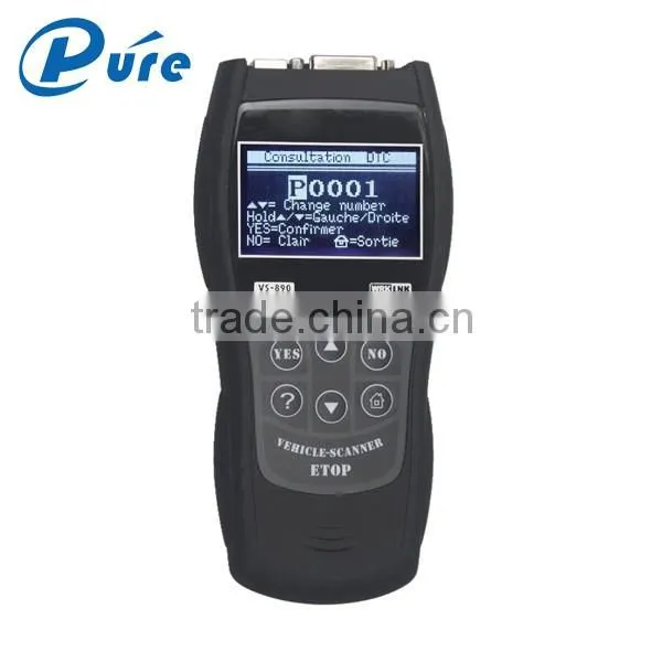 2016 New Arrival Universal Diagnostic Scanner Multi-language Auto Scan Tool Vgate MaxiScan VS890