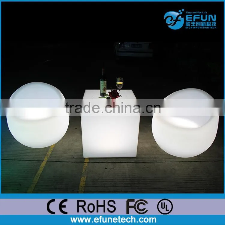 Romantic atmosphere creating led light furnitures,color changing led sofa
