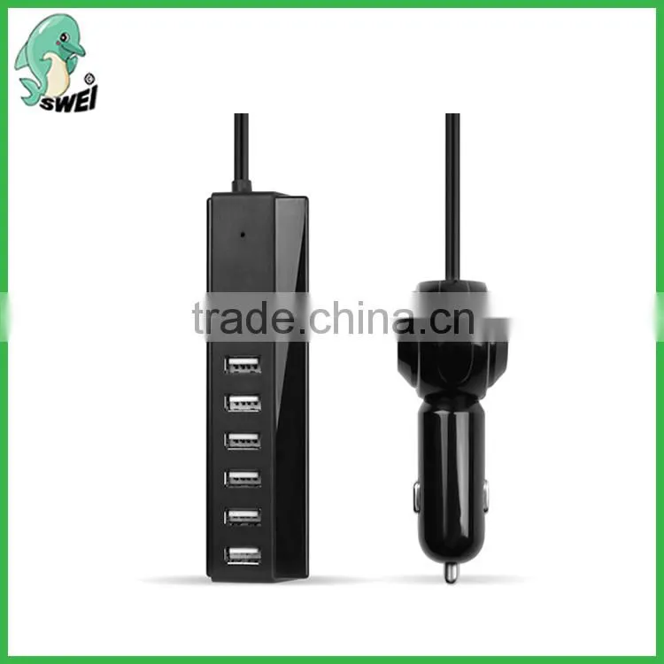 Universal 5V/13Amps USB Charging Hub Multi-Port Car Charger Adapter For Mobile Phones Tabets Music Player...