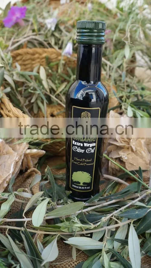 Pure Natural Extra Virgin Olive Oil. Organic Olive Oil with FDA Certification. Dorica Glass 500 ml bottle