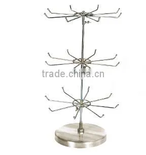 earring shelf rack rotating display stand