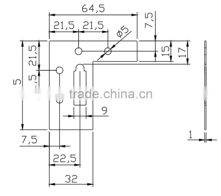 Simple Wall Hanging Cabinet Hanger Bracket for Kitchen Cupboard