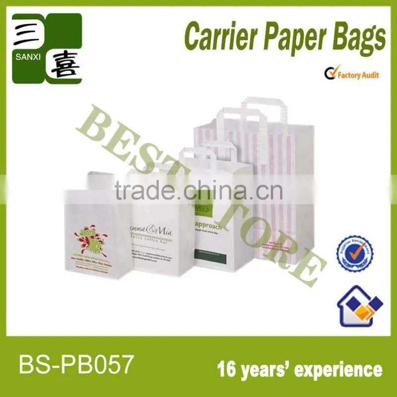 Recycle zebra promotion paper bags retail