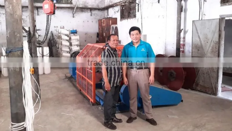 High speed 2 in 1 Plastic Type Rope Maker +86 18853866278