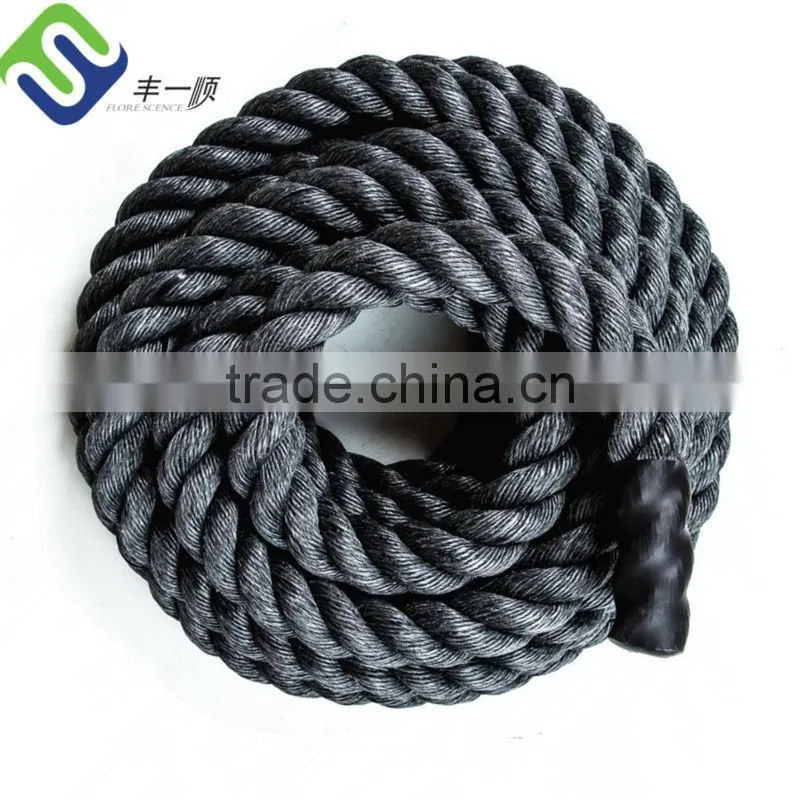 1.5 inch and 2 inch diameter pp battle ropes for body training