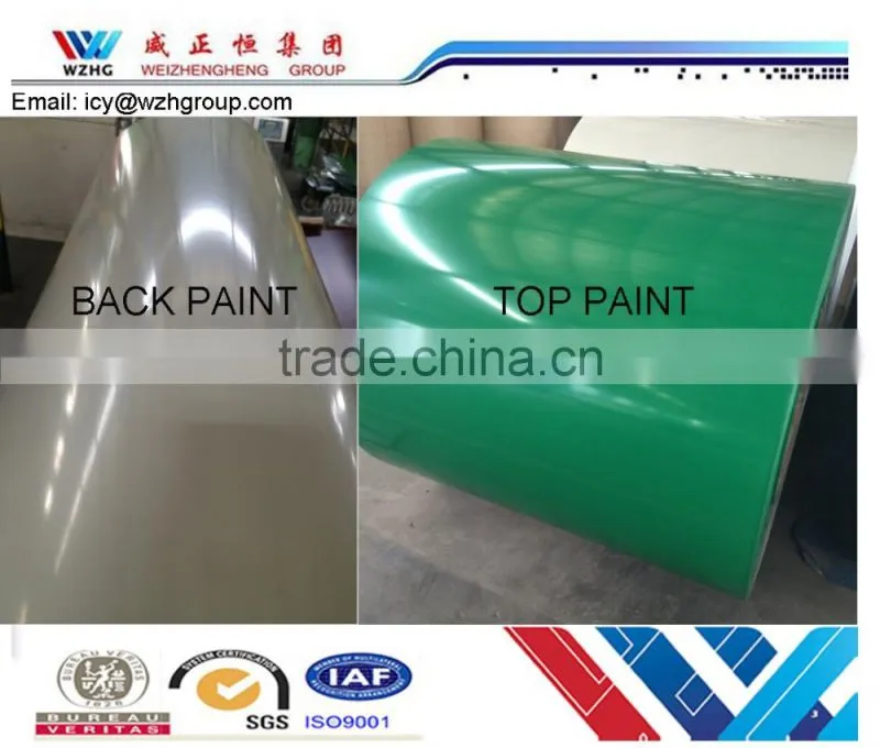 RAL6029 Popular green color export to Turkmenistan for corrugation, customized PPGI/PPGL steel coil