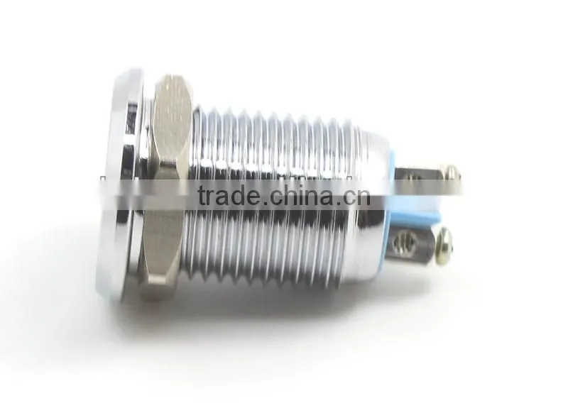 12mm metal 24 volt led indicator lights GQ12CS-D