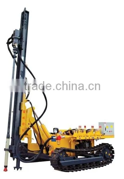 KG910C low pressure diesel engine and electrical motor crawler mounted pneumatic surface DTH drilling rig