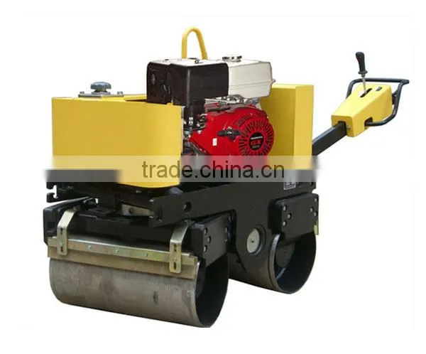 YL34 /34CGasoline Engine 65Hz 17kN 680mm hydraulic driven walking behind double steel drum vibratory road roller