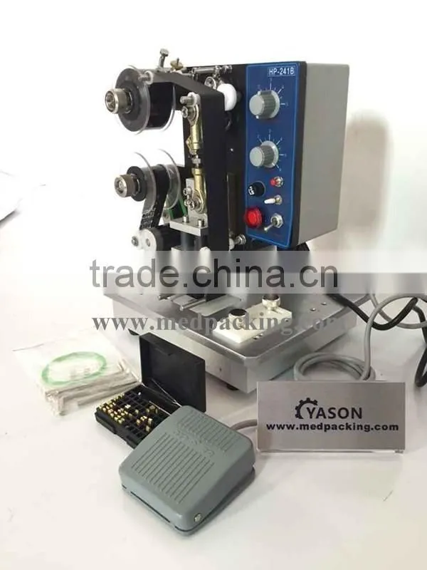 date print coding machine/expiry date printing machine HP-241B