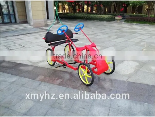 2015 Playground park dedicated four-wheel and 2 seats bicycle SA200