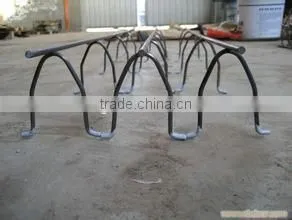 Reinforced steel bar supports concrete Rebar Spacers
