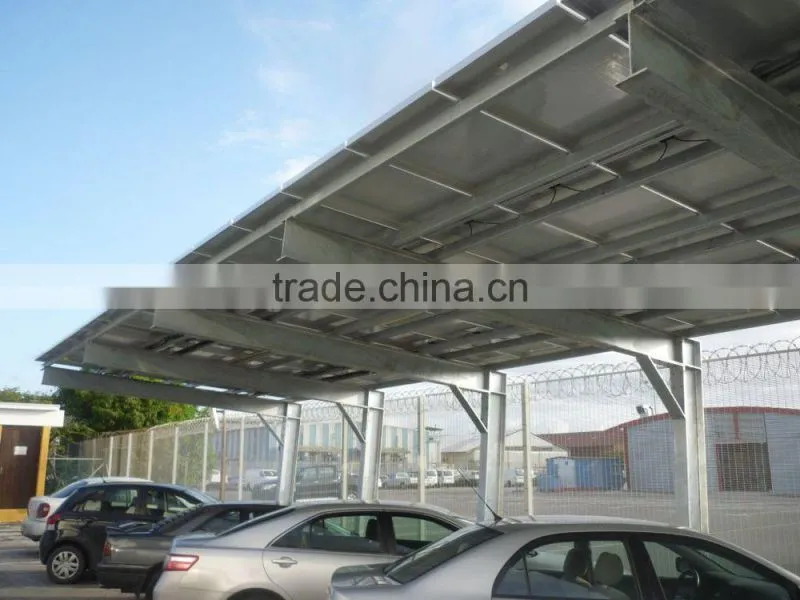 new technology Resistance wind Aluminum solar carport