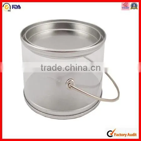 hot sale round tin pvc can