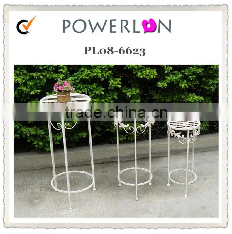 Classical shabby chic metal flower holder
