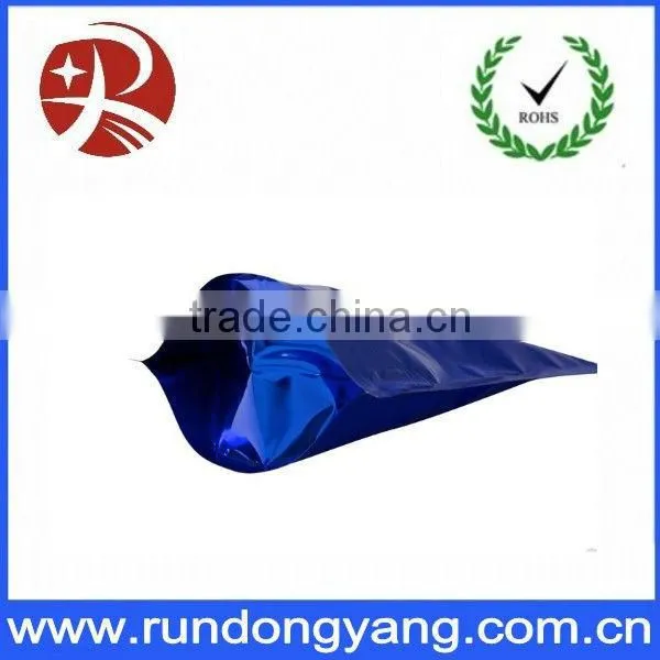 yellow aluminium foil Metallized Flat Food Bags