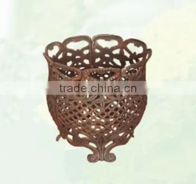 Trade Assurance Cast Iron Flower basket