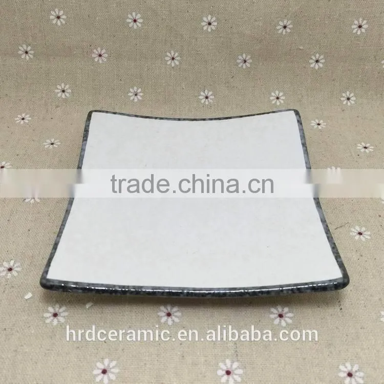 Stocked White Porcelain Square Dish/food dish/soap dish/salad bowl