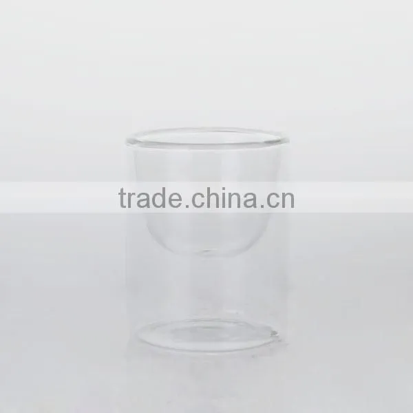 double wall wholesale 2.5oz heat resistance shot glass