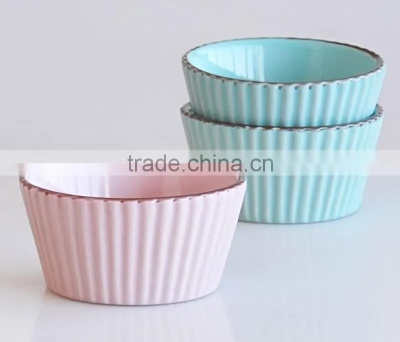 oval shape ceramic baking tray,ceramic oval-shape bakeware pan,solid color baking dishes