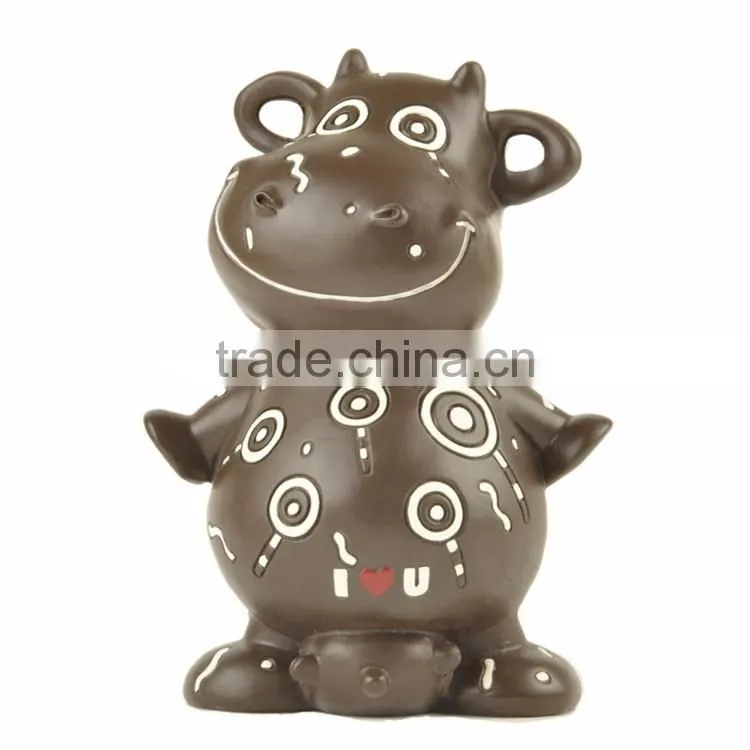 Custom dairy cattle money box christmas gifts for kids