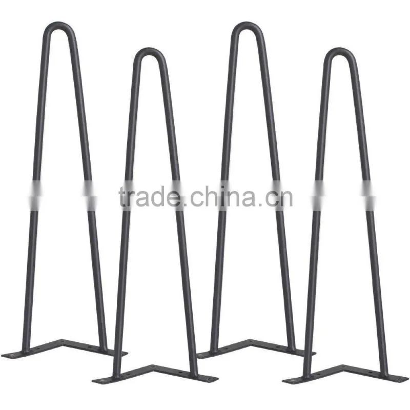 Furniture new design 18 inch metal coffee table hairpin leg