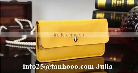 Handmade leather wallet/women slim wallet money clip