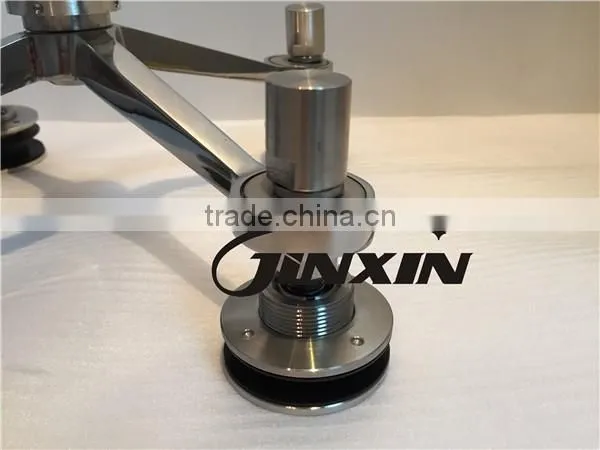 JINXIN glass 4 legs system fitting installation glass spider connection