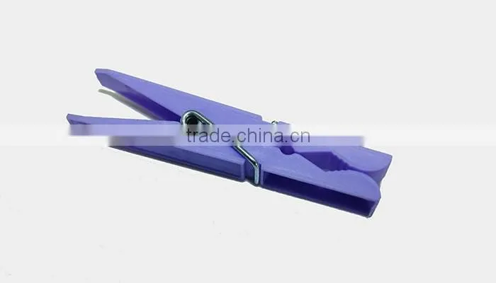 attractive PP material business gift custom printed clip,clothes peg/