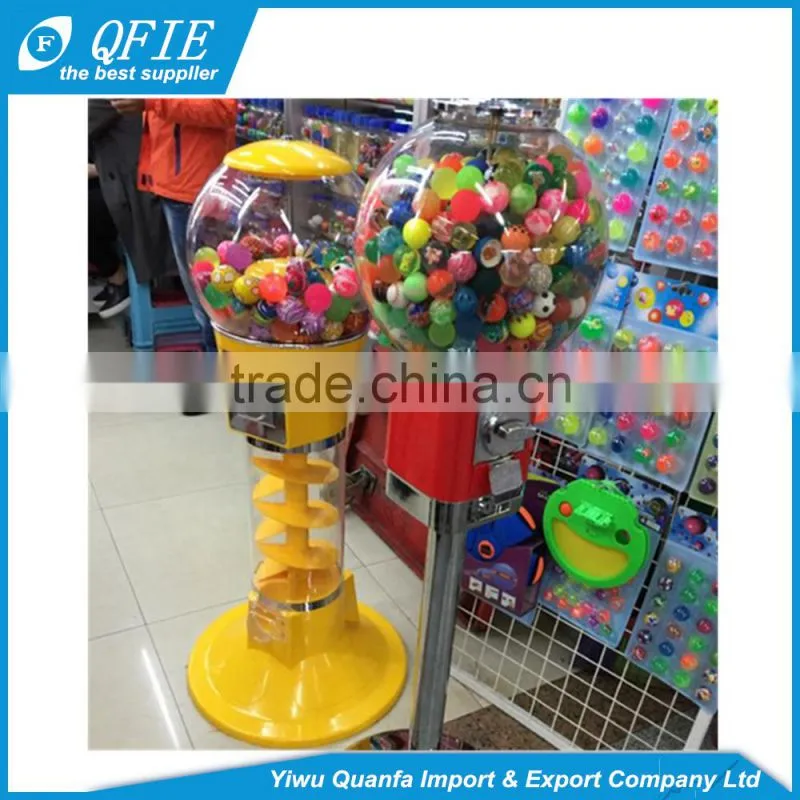 Hot selling soft 27mm 32mm 45mm custom printed bouncy ball toy for gashapon vending machine